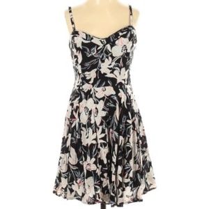 Aritzia Talula Skater Floral Dress